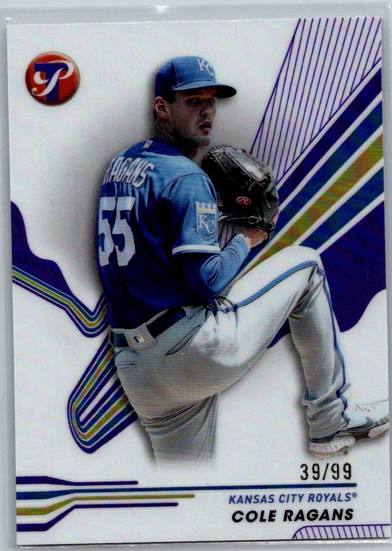 2024 Topps Pristine Purple Refractor /99 Cole Ragans #183 Kansas City Royals
