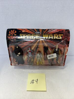 Star Wars Knock Off Space Wars Figure 4 Pack New In Package J2 #4