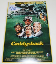 CHEVY CHASE SIGNED AUTHENTIC 'CADDYSHACK' 12X18 MOVIE POSTER PHOTO w/COA ACTOR