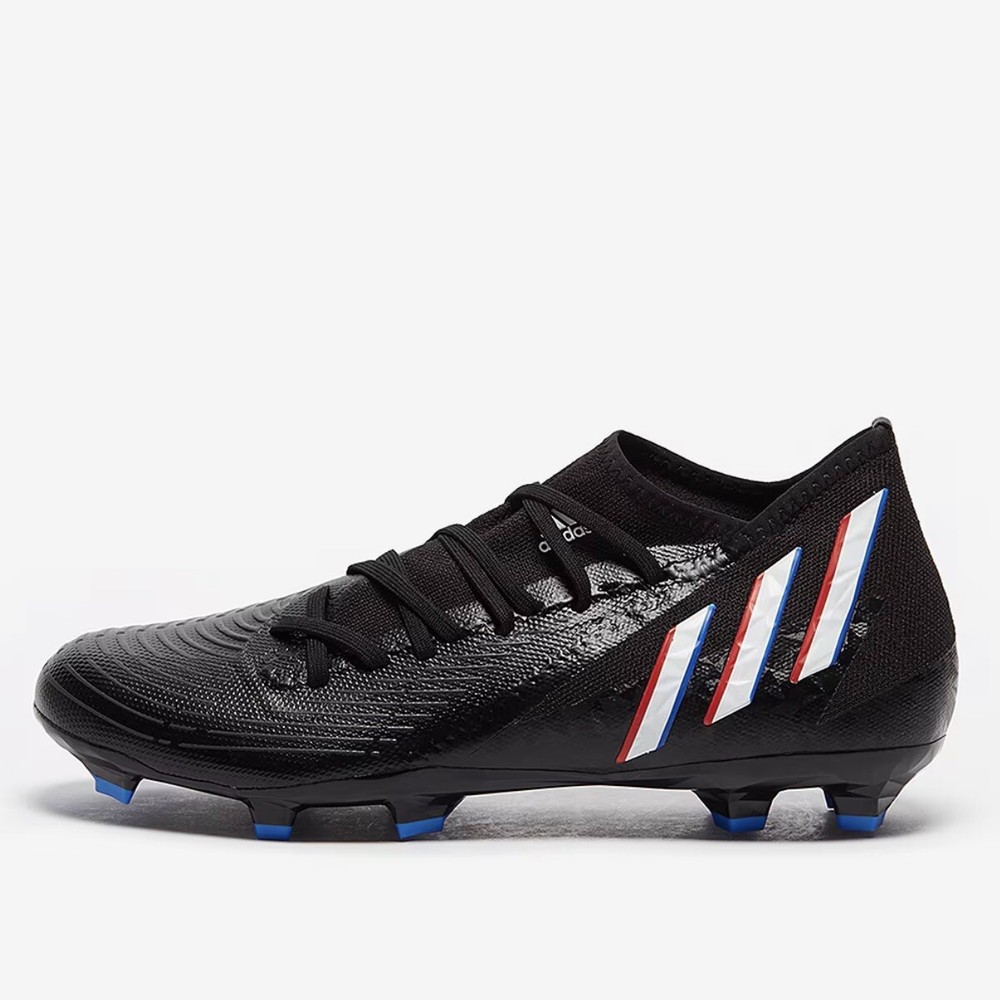 Adidas Predator Edge 3 FG Men’s Size 8 Soccer Cleats Black Soccer Shoe #856
