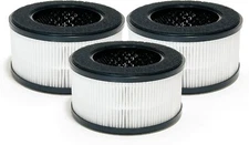 Nispira BS-01 True HEPA Filter Replacement for Slevoo Air Purifier  3 Pk