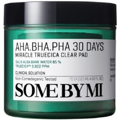 Somebymi AHA BHA PHA 30 days miracle truecica clear pad 125ml sensitive