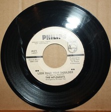 IMPLEMENTS Look Over Shoulder I WiSH IT WERE ME Northern Soul 45 PHILIPS 40473 P