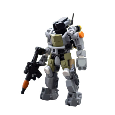 164PCS Rapid Response Mech Suit Mode from Game Building Blocks Toy Set MOC Build