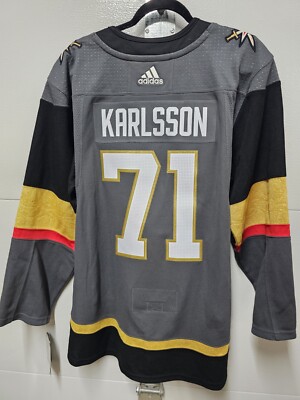 William Karlsson Adidas Mens MEDIUM (50) jersey Las Vegas Golden Knights  Gray