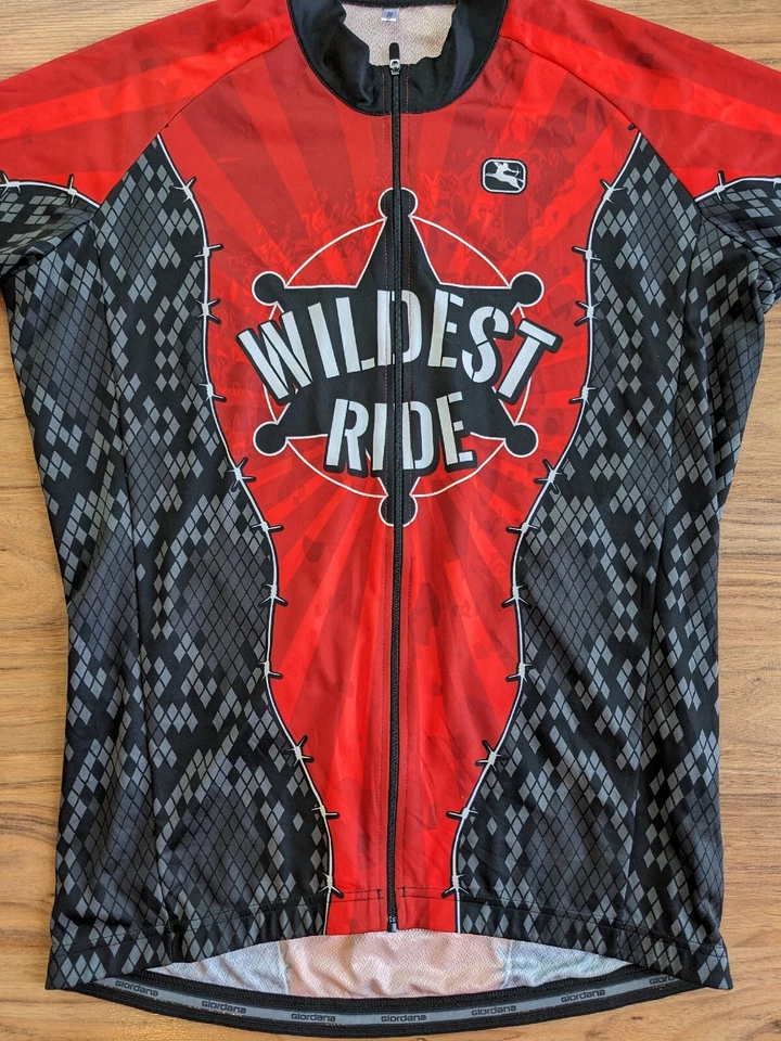 Мужская велосипедная рубашка Giordana размер XL велосипедная футболка Californias Wildest Ride A7 - Изображение 3 из 4