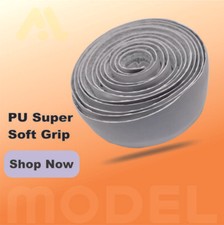 PU Super Grip White Gray Grippy & Absorbent Self Adhesive Backing | Field Hockey
