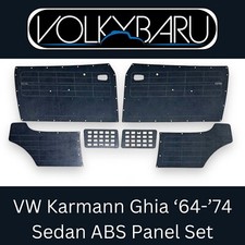 Vw Karmann Ghia Abs Door Panel Cardscomplete Interior Set For Sedan 1964 To 1974