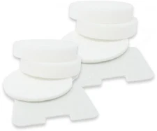 MaximalPower 2 Foam Circular Filters with Felt for Shark NV22L Vacuum Multi-Pack