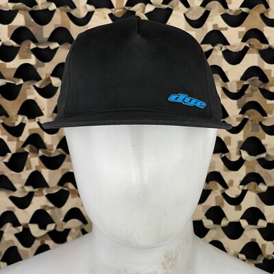 Casquette Dye Hat LWR LFT FLEX Flat Bill - S/M Noir/Cyan