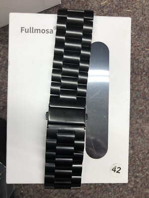 FULLMOSA Stainless Steel Black Link Men Apple Watch Band Link Removal Tool  Kit