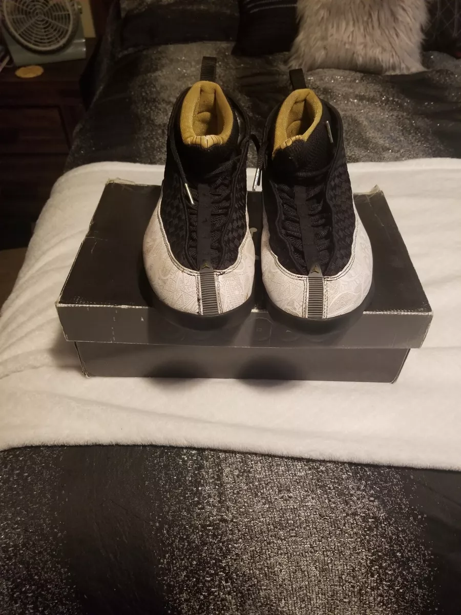 Jordan 15 top gold and black