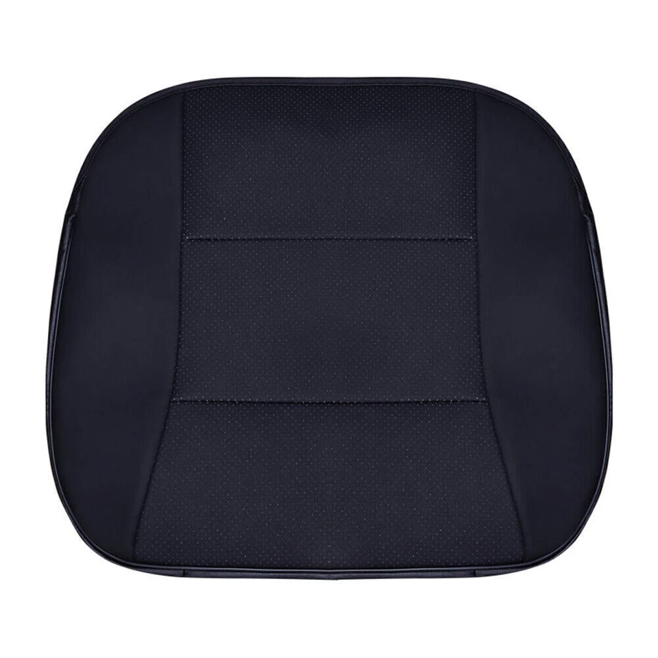 Funda de asiento de coche medio completa envolvente cuero silla delantera cojín alfombrilla protector Foto 2 de 4