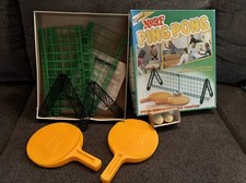 Vintage Nerf PING PONG Game Complete 1982 Parker Brothers Table Tennis #0273