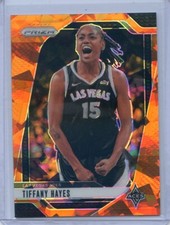 2024 Panini Prizm WNBA TIFFANY HAYES #81 ORANGE ICE PRIZM ACES