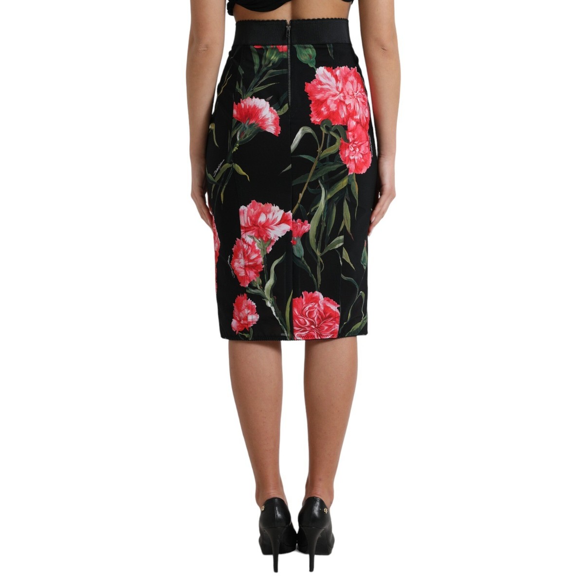DOLCE & GABBANA ブラックレーススカート 36 DOLCE & GABBANA