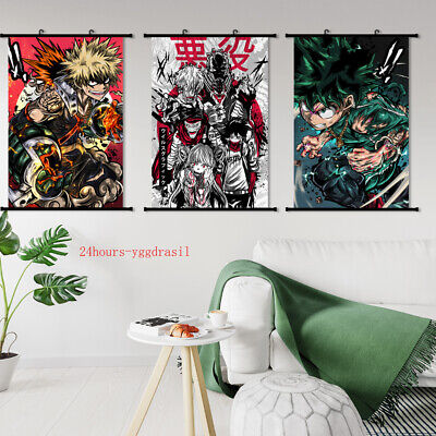 Big Poster Anime My Hero Academia - Tamanho 90x60 cm - LO001