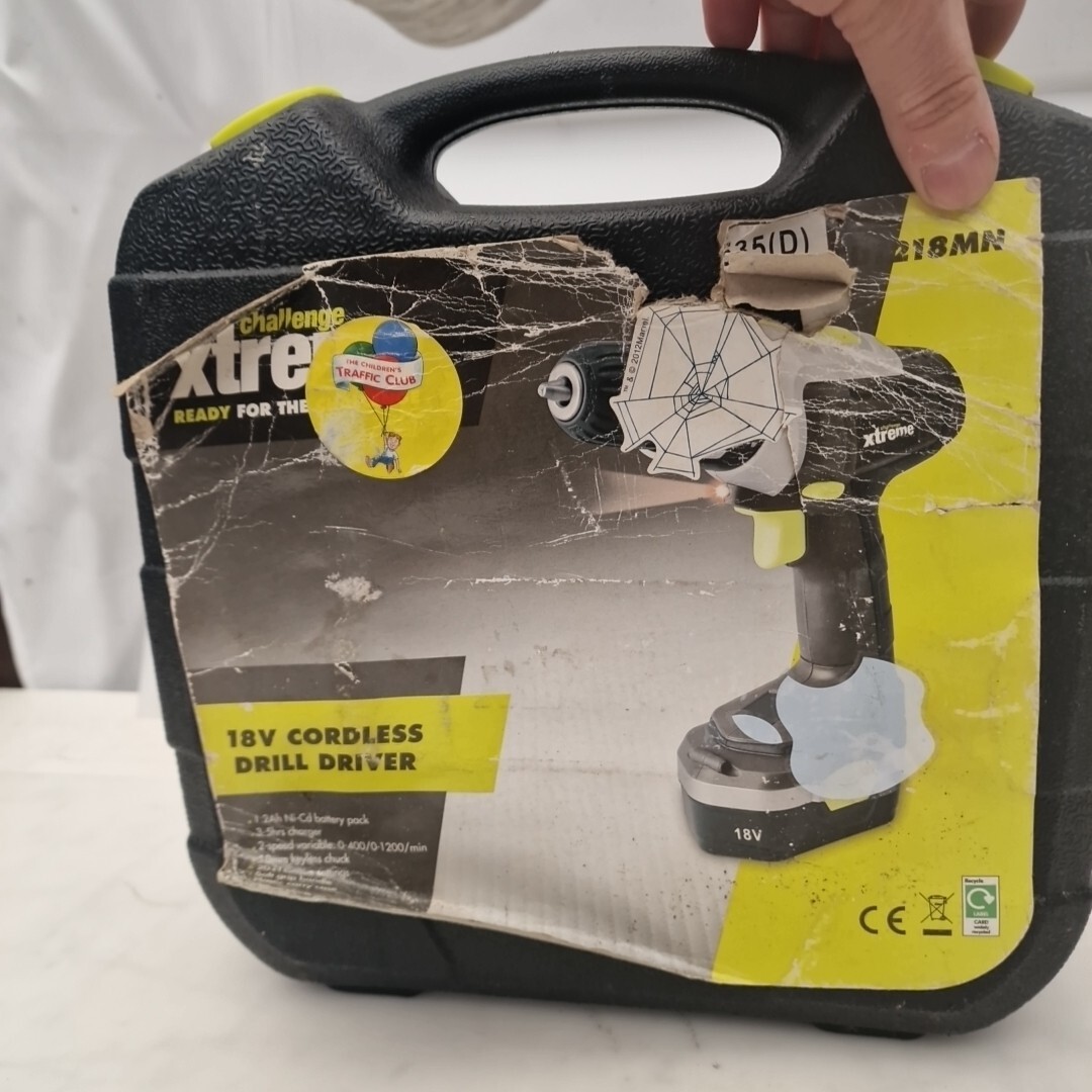 Challenge Xtreme CDT218MN Cordless 18V Hammer Drill Driver With Battery