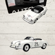 AUTOart 1/18 Porsche 356 Speedster #23F White 77865 Diecast Model