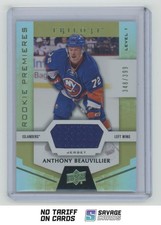 2016-17 UD Trilogy Rookie Premieres Level 1 Jersey Anthony Beauvillier /399 #65