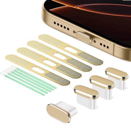 4pack Dustproof Type C Port Cover for iPhone 15 / 16 Phone Accessories - Photo 7/7