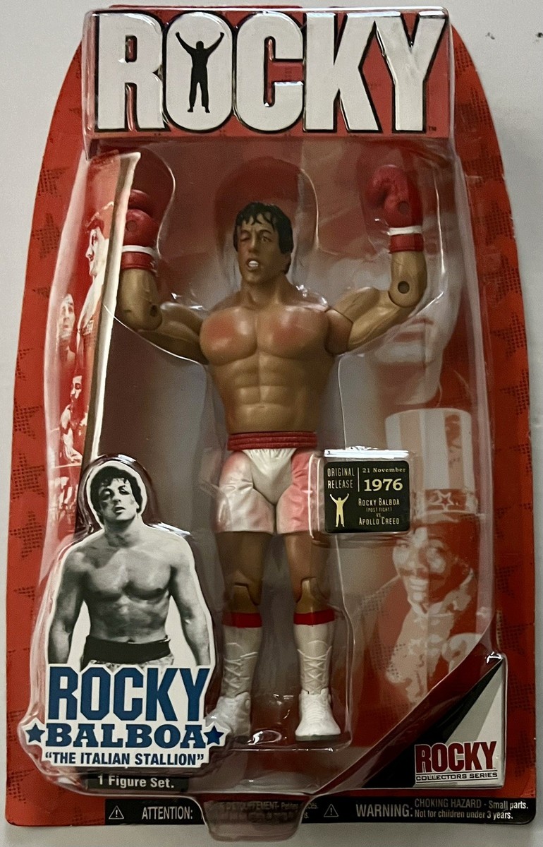 Jakks Best of Rocky Series 1 Bloody Rocky vs Apollo Creed Post
