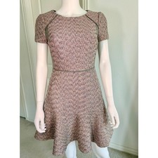 J.Crew Sheath Dress in Textured Metallic Tweed Size 0