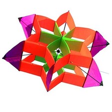 -New Version 42 Inch So Beautiful 3D Lotus Flower Kite for Kids and Adults