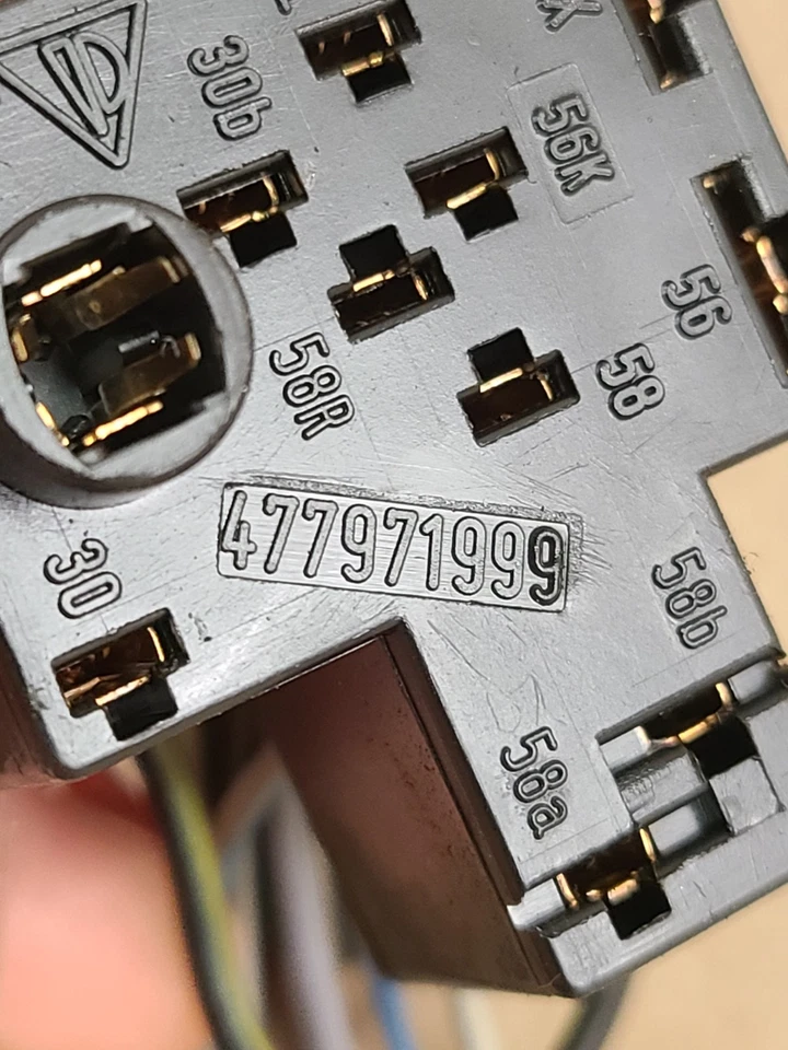 Interruptor de luz antiniebla original Porsche 944 arnés enchufe coleta Foto 2 de 4