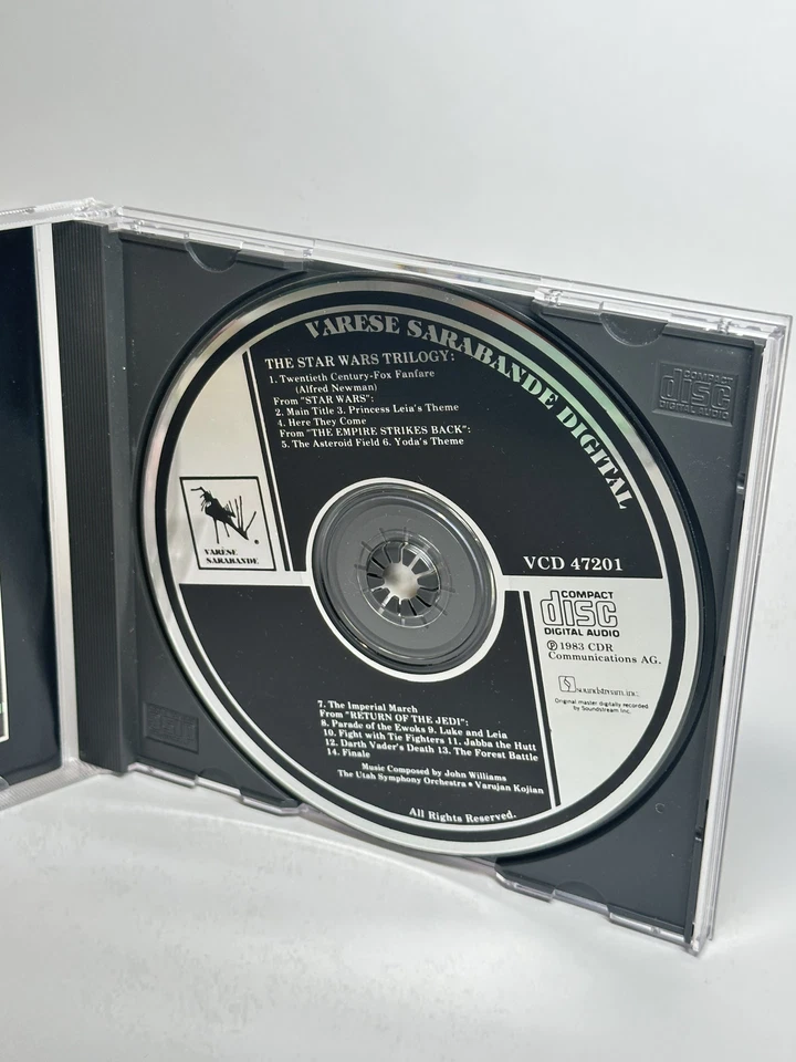 John Williams Star Wars Trilogy CD Varujan Kojian Utah Symphony Foto 2 de 3