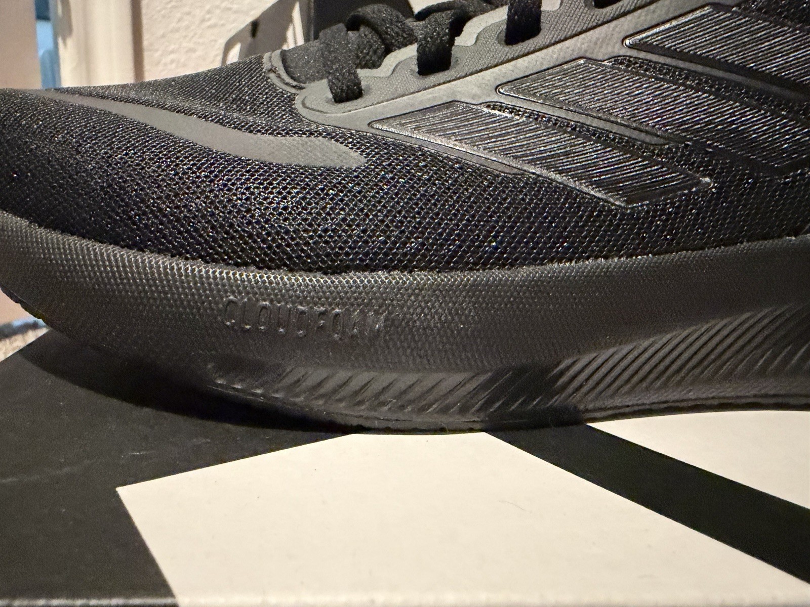 adidas Runfalcon 5 Men's Running Shoes Black/black Size 8.5 Men’s thumbnail 4