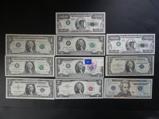 10No. 1935 2004 USA/UNITED STATES OF AMERICA $1 $2 & $20 BANKNOTES REPLACEMENTS