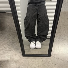 Vintage Y2K/2000s Baggy Black Skater Streetwear Style Cargo Pants 