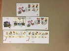 Five after 2000 Israel fdc with multiple stamps