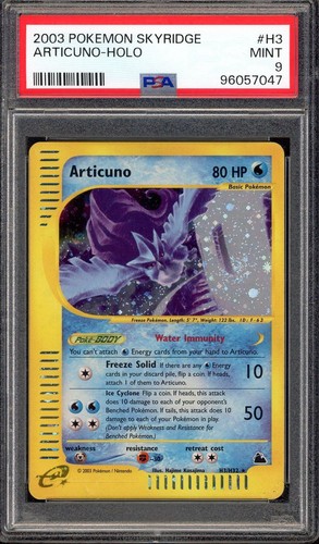 Articuno graded PSA 9 for sale on eBay