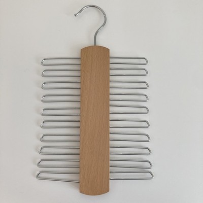 Holz Krawattenhalter Aufhänger Schal Gürtel Platzsparend Garderobe Aufbewahrung Organizer Regal 