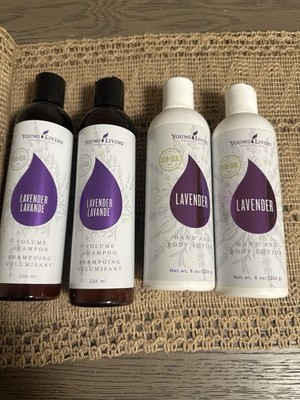 Young Living Lavender Shampoo & Lotion Set-8 fl oz each- new sealed