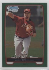 2012 Bowman Chrome Prospects Rack Pack Green Refractor Jake Buchanan #BCP215 sh7