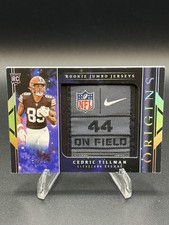 2023 Panini Origins Cedric Tillman Rookie Jumbo Jerseys Laundry Tag #1/1