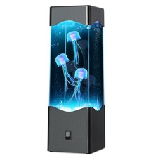 Jellyfish Lamp, 3 Jellyfish, Multi-Color, USB Powered, Aquarium Night Light,Gift