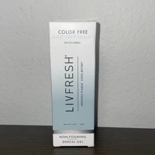 LIVFRESH Toothpaste Gel, Clinically Proven to Remove Plaque 250% Better. 1.7 oz
