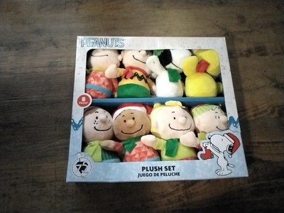 Peanuts Plush Set Eight Characters Ruz New 75th Anniversary