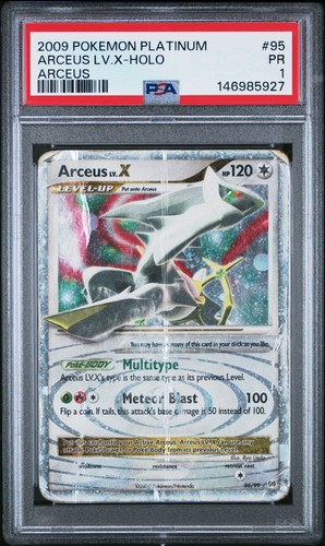 Arceus LV.X graded PSA 1 for sale on eBay