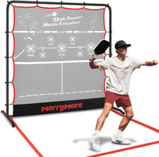 6FT Pickleball Rebounder Net Trainer Portable Practice Wall Dink Volley