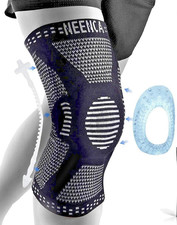 Knee Brace Compression Sleeve Patella Gel Pad...