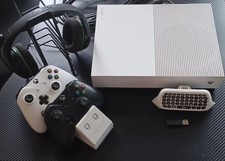 Xbox One S 500GB Gaming Konsole 2 Controller Hyperxcloud Headset Und Tastatur
