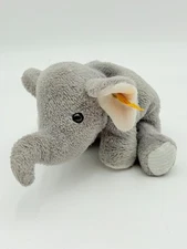 Steiff Trampili Elephant Plush German Toy Bean Bag German Lovey Floppy 281259