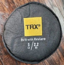 Rare TRX Made w Kevlar 5 lbs Weighted Weights Fitness Gym Exercise Sand Disc Bag