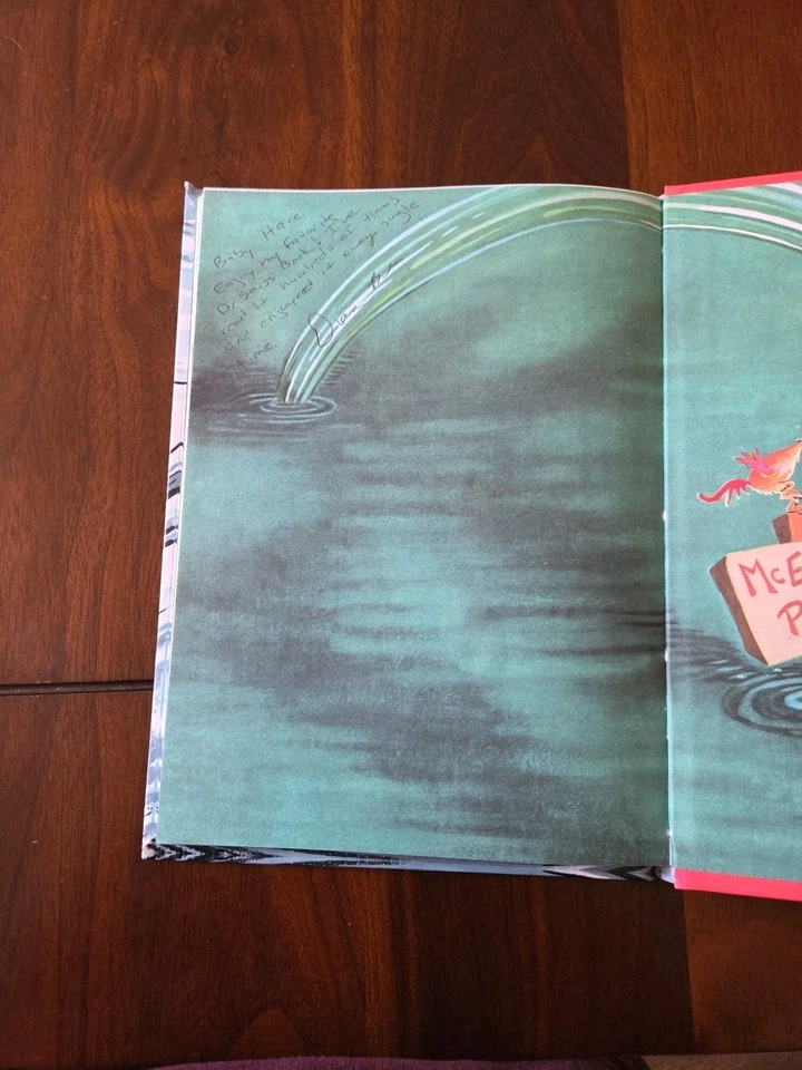 McElligot's Pool by Dr. Seuss Hardcover GUC But Writing In Back Foto 3 de 4