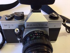 Praktica MTL 5 Vintage 35mm And Praktica 1600 A Flash Unit